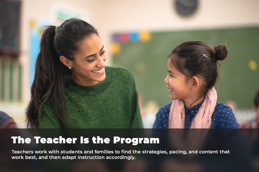 Teacher is the program_