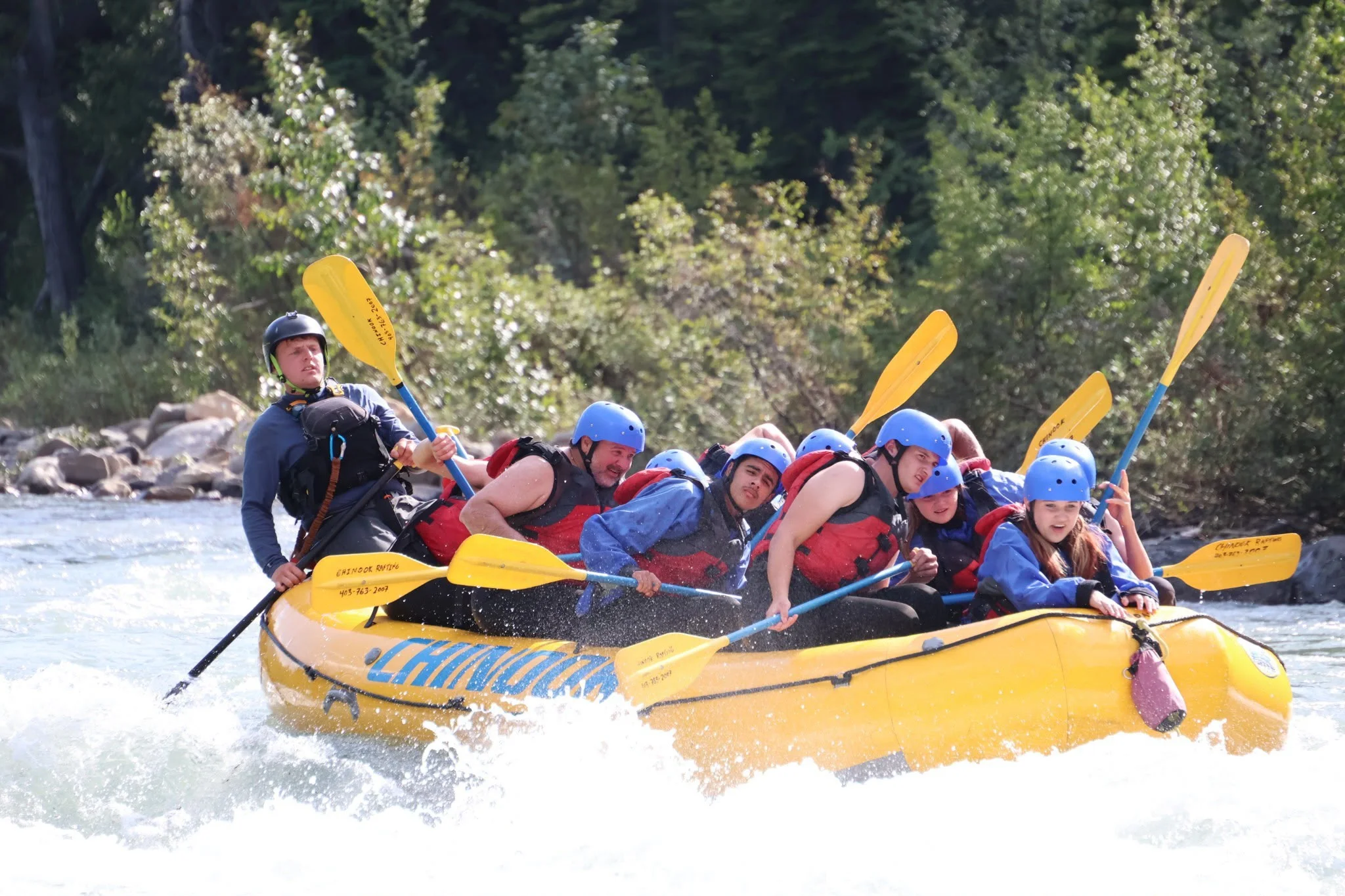 White-water rafting